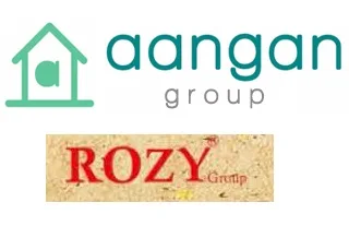 Aangan Group and Rozy Group logo