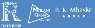 Rainbow Reality and B K Mhaske and Mulani Group logo