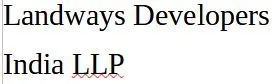 Landways Developers India LLP logo