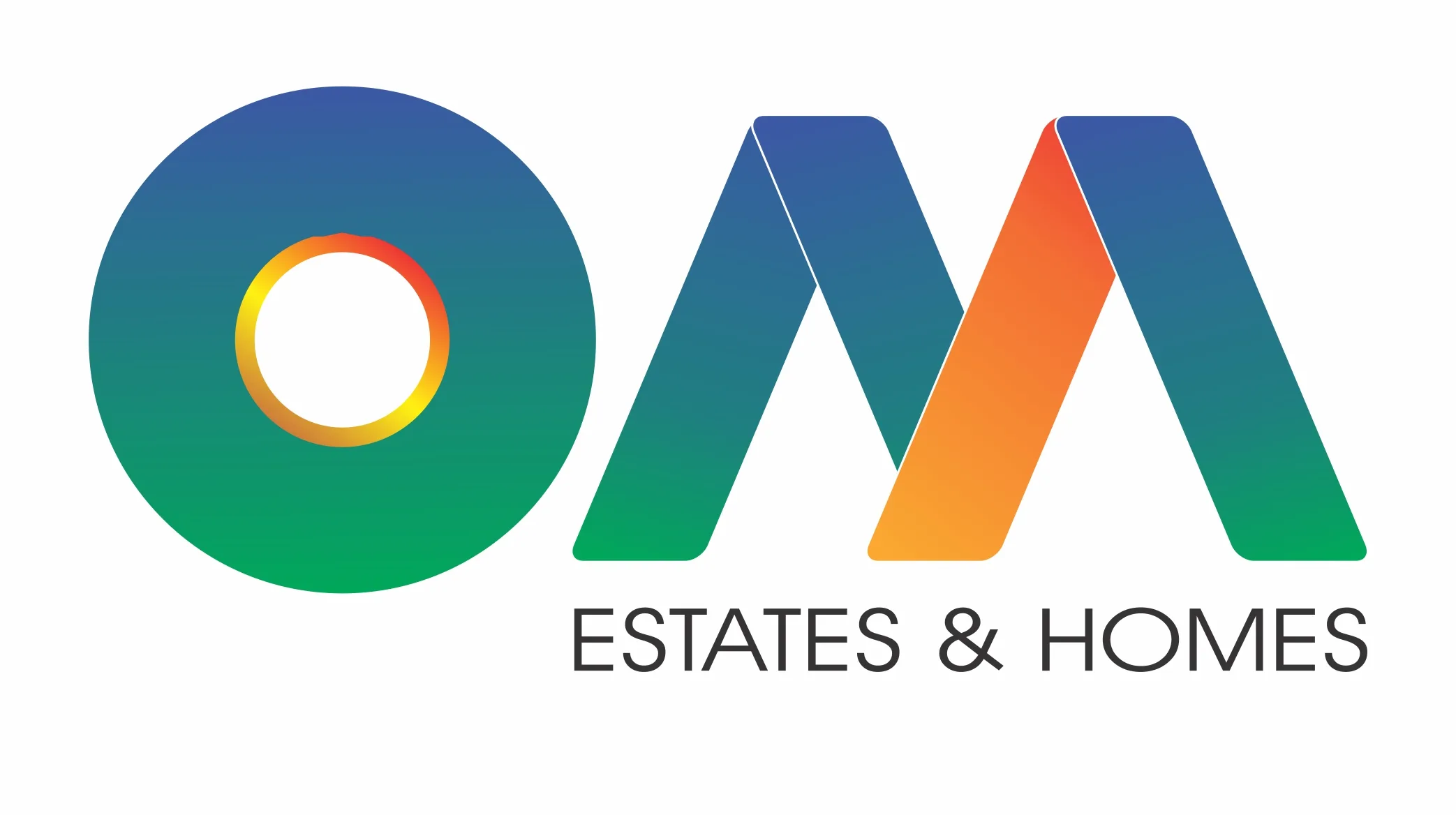 Om Estates and Homes logo