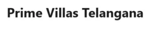 Prime Villas Telangana logo