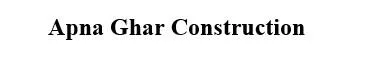 Apna Ghar Construction logo