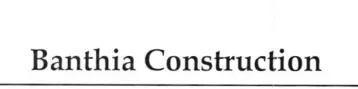 Banthia Construction logo