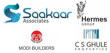 Saakaar and Hermes and Modi Builders and CS Ghule logo