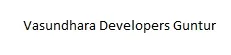 Vasundhara Developers Guntur logo