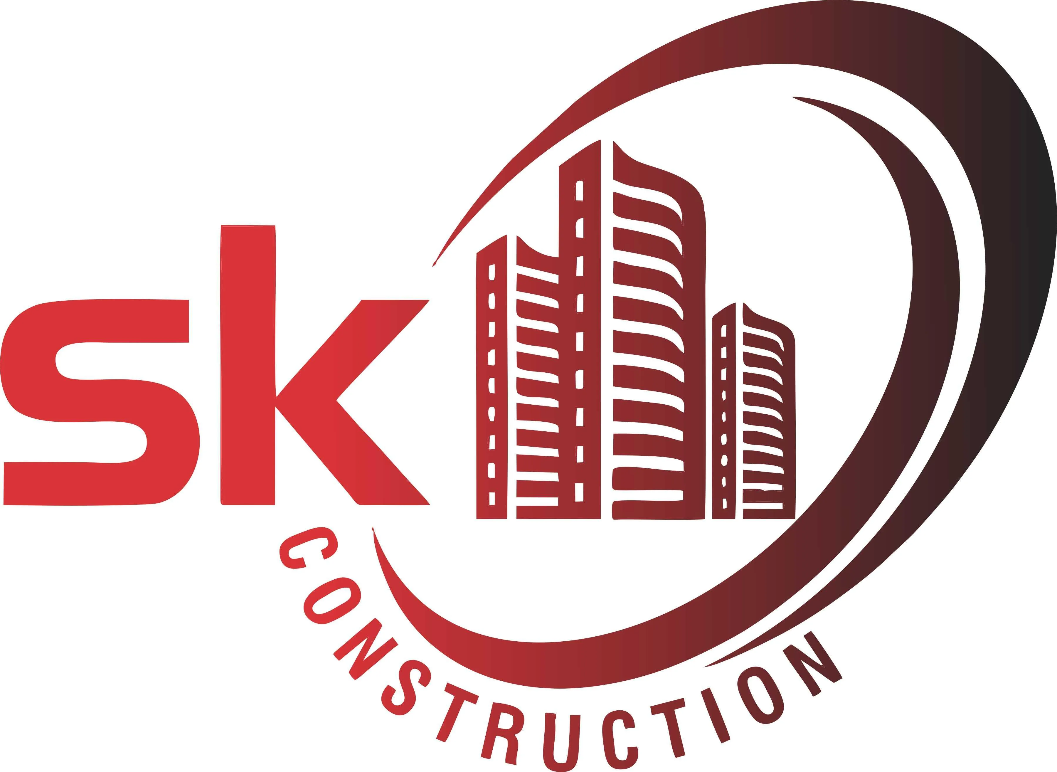 S K Construction logo