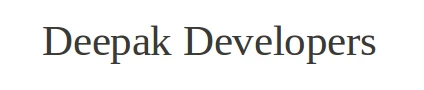 Deepak Developers logo